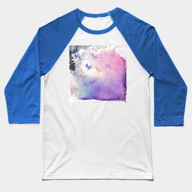 Hummingbird Heaven Baseball T-Shirt by DesigningJudy